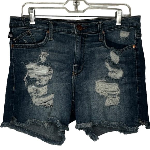 Rock & Republic‎ Hula Distressed Denim Shorts - Picture 1 of 7